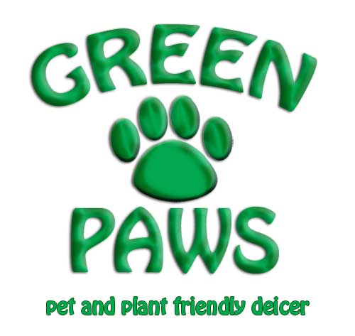 Green Paws Deicer Logo