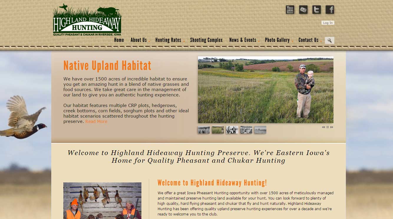Quad City Web Design Highland Hunting