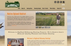 Quad City Web Design Highland Hunting